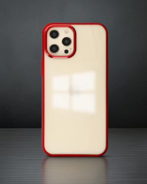 iPhone 12 Pro Max Kılıf Element Silikon - Kırmızı