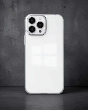 iPhone 13 Pro Kılıf Element Silikon - Gümüş