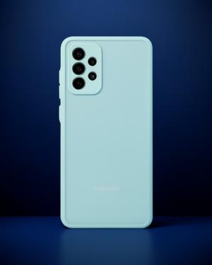Samsung Galaxy A72 Kılıf - Montreal Silikon Kapak - Turkuaz