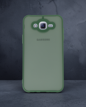 Samsung Galaxy J7 Kılıf - Montreal Silikon Kapak - Yeşil
