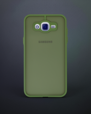 Samsung Galaxy J7 Kılıf - Montreal Silikon Kapak - Açık Yeşil