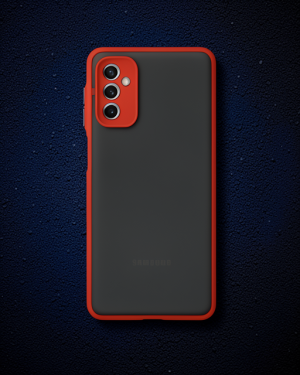 Samsung Galaxy M52 5G Kılıf - Montreal Silikon Kapak - Kırmızı