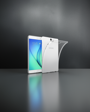 Samsung Galaxy T560 Tab E 9.7 Tablet Kılıf Şeffaf Silikon - Şeffaf