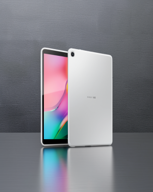 Samsung Galaxy T500 Tab A7 10.4 Tablet Kılıf Şeffaf Silikon - Şeffaf