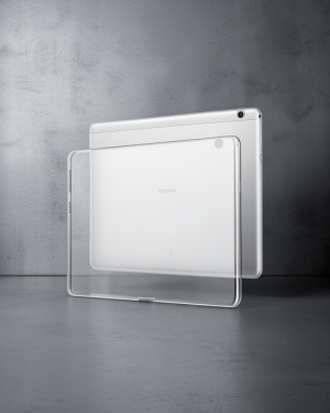 Huawei MediaPad T5 10 Tablet Kılıf Şeffaf Silikon - Şeffaf