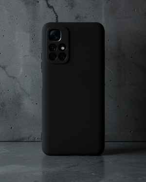 Xiaomi Redmi Note 11T Kılıf Nano İçi Kadife Silikon - Siyah