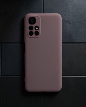 Xiaomi Redmi Note 11T Kılıf Nano İçi Kadife Silikon - Lila