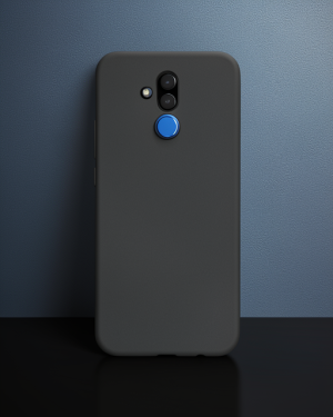 Huawei Mate 20 Lite Kılıf Nano İçi Kadife Silikon - Siyah
