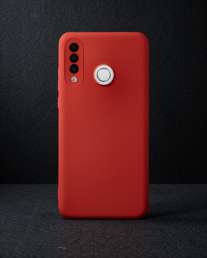 Huawei P30 Lite Kılıf Nano İçi Kadife Silikon - Kırmızı