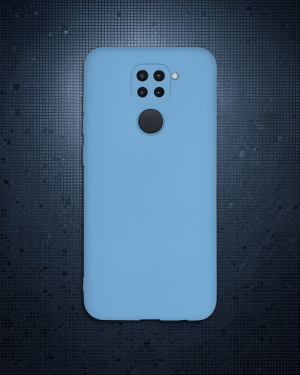 Xiaomi Redmi Note 9 Kılıf Nano İçi Kadife Silikon - Mavi