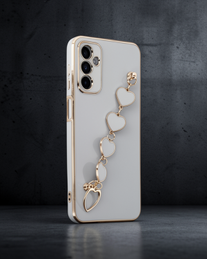 Samsung Galaxy A14 4G Kılıf Esila Silikon - Beyaz