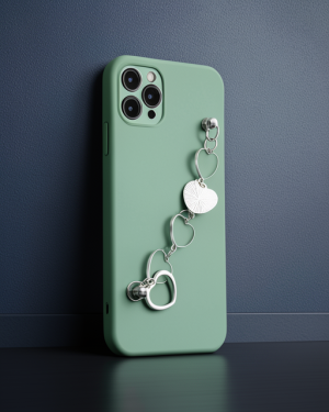 iPhone 11 Pro Max Kılıf Esila Silikon - Su Yeşili