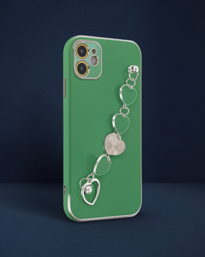 iPhone 12 Kılıf Esila Silikon - Su Yeşili