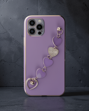 iPhone 12 Pro Kılıf Esila Silikon - Mor
