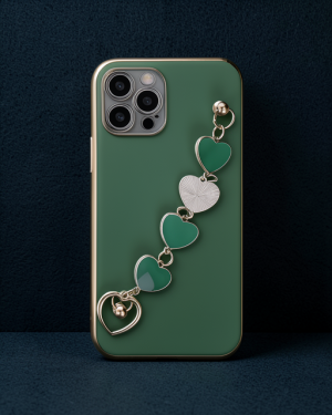 iPhone 12 Pro Max Kılıf Esila Silikon - Su Yeşili
