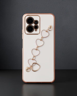 Xiaomi Redmi Note 12 4G Kılıf Esila Silikon - Beyaz