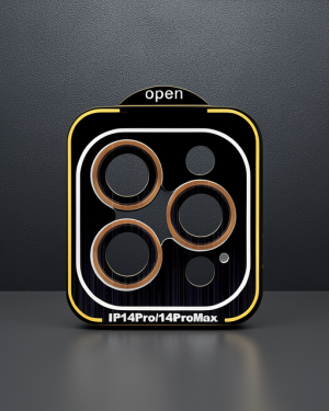 Joko Apple iPhone 14 Pro Max PVD Metal Kamera Lens Koruyucu - Turuncu