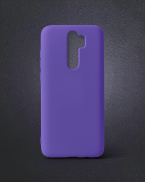 Xiaomi Redmi Note 8 Pro Kılıf Nano İçi Kadife Silikon - Mor