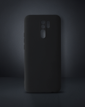 Xiaomi Redmi 9 Kılıf Nano İçi Kadife Silikon - Siyah