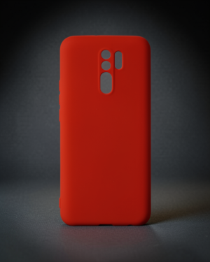 Xiaomi Redmi 9 Kılıf Nano İçi Kadife Silikon - Kırmızı