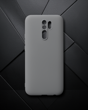 Xiaomi Redmi 9 - Kılıf - Nano İçi Kadife Silikon - Gri