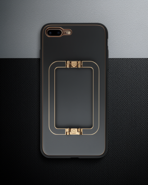 iPhone 7 Plus Kılıf Coco Elit Kapak - Siyah