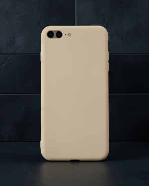 iPhone 7 Plus Kılıf First Silikon - Gold