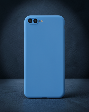 iPhone 7 Plus Kılıf First Silikon - Mavi