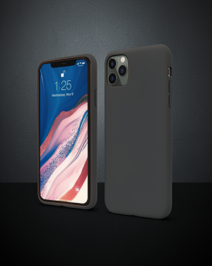 iPhone 11 Pro Kılıf First Silikon - Siyah