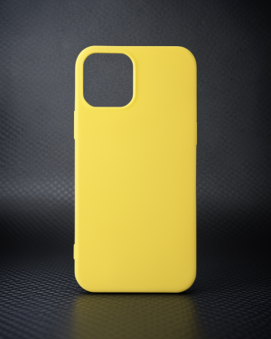 iPhone 12 Mini Kılıf First Silikon - Sarı