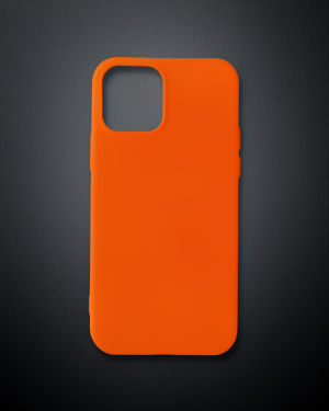 iPhone 12 Mini Kılıf First Silikon - Turuncu