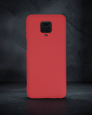 Xiaomi Redmi Note 9 Pro Kılıf Nano İçi Kadife Silikon - Pudra