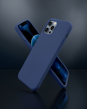 iPhone 12 Pro Kılıf First Silikon - Lacivert
