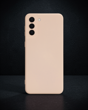 Samsung Galaxy S21 Plus Kılıf Nano İçi Kadife Silikon - Pudra