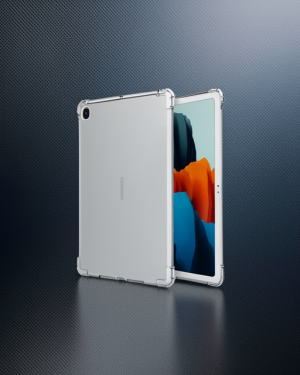 Samsung Galaxy P610 Tab S6 Lite 10.4 Kılıf Anti Shock Tablet Silikon - Şeffaf