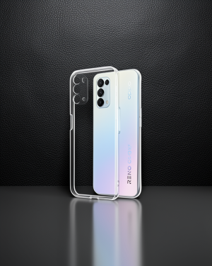 Oppo Reno 5 Pro - Lüx Şeffaf Silikon Kılıf - Şeffaf