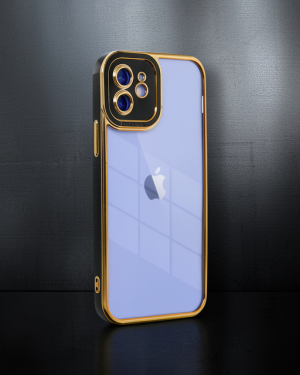 iPhone 12 Kılıf Liva Lens Silikon - Siyah