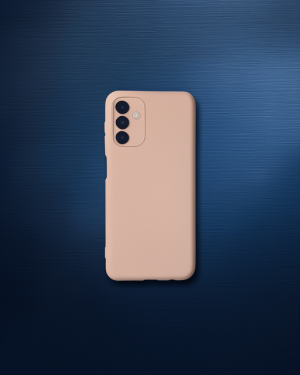 Samsung Galaxy A14 4G Kılıf Nano İçi Kadife Silikon - Pudra