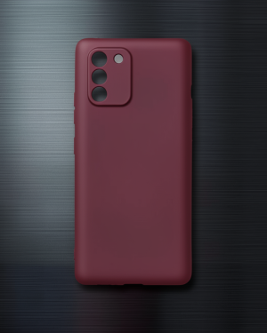 Samsung Galaxy A91 / S10 Lite Kılıf First Silikon - Mürdüm