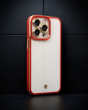 iPhone 13 Pro Kılıf Liva Lens Silikon - Kırmızı