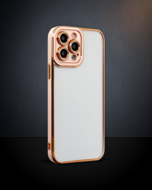 iPhone 13 Pro Kılıf Liva Lens Silikon - Rose