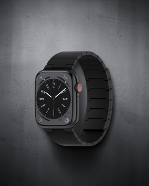 Apple Watch 45mm Carbon Steel Kordon (saat Değildir) - Siyah