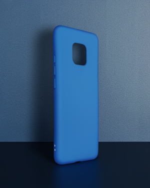 Huawei Mate 20 Pro Kılıf First Silikon - Mavi
