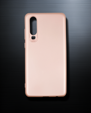 Huawei P30 Kılıf - First Silikon - Rose Gold