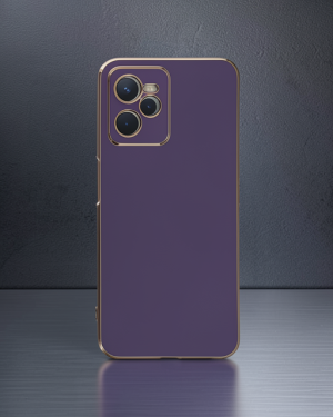 Realme C35 Kılıf Volet Silikon - Mor