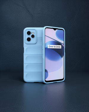Realme C35 Kılıf Optimum Silikon - Sky Blue