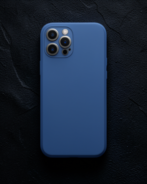 iPhone 12 Pro Kılıf Coco Deri Silikon Kapak - Açık Mavi