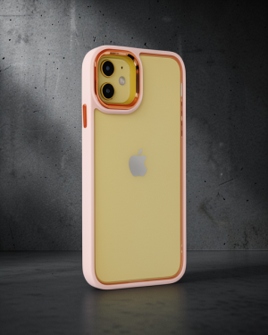 iPhone 12 Kılıf - Dora Kapak - Pudra