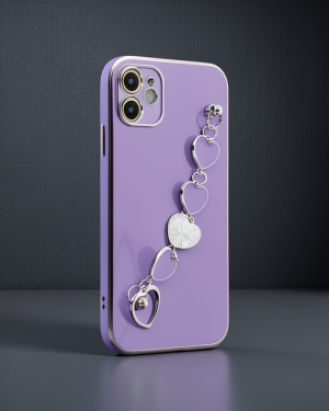 iPhone 12 Kılıf Esila Silikon - Mor