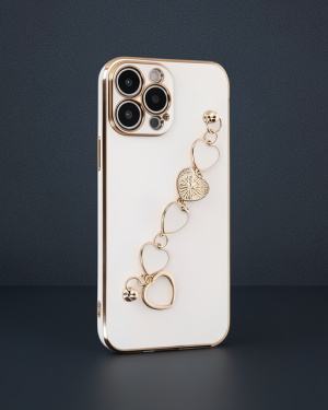 iPhone 13 Pro Kılıf Esila Silikon - Beyaz